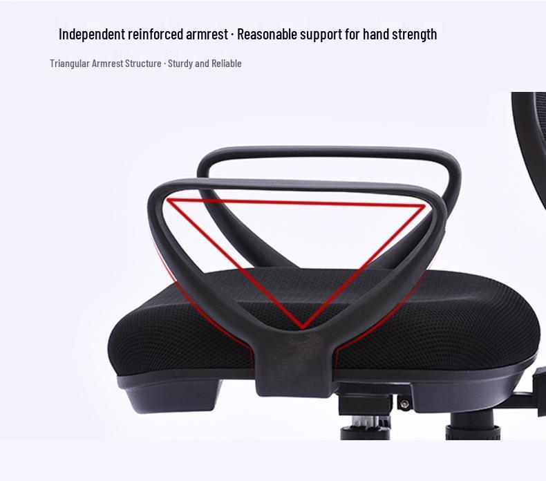 Round Back Office Mesh Swivel Chair - Staff, Home, Computer & Student Use