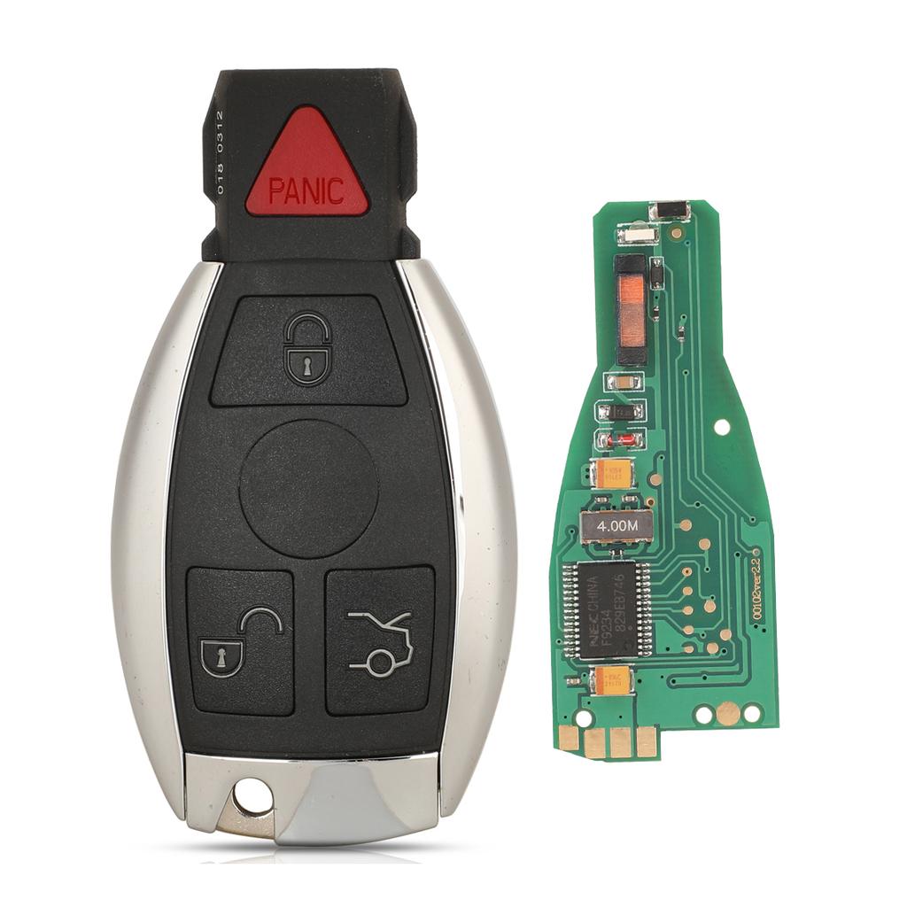 Jingyuqin Remote Nec 315/433MHZ Smart Car Key For Mercedes For Benz A B C E S Class W203 W204 W205 W210 W211 W212 W221