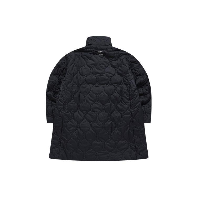 Fila X Mihara Yasuhiro Collaboration Series Faux Two-Piece Cotton Jacket Men Jacket Black F11M143901F-BK