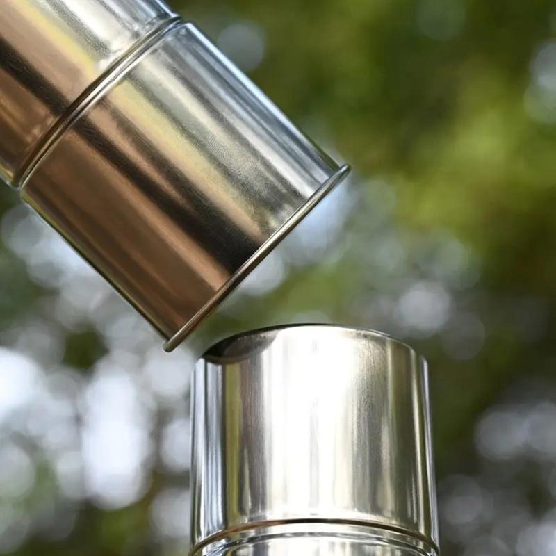 Wind Resistant Outdoor Stove Pipe Tent Heaters Accessory Corrosion Proof Design Camping Equipment for Any Season