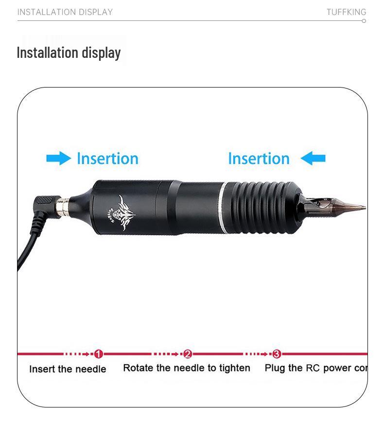 Tuffking Tattoo Machine Set - Beginner Friendly Tattoo Pen & Tools