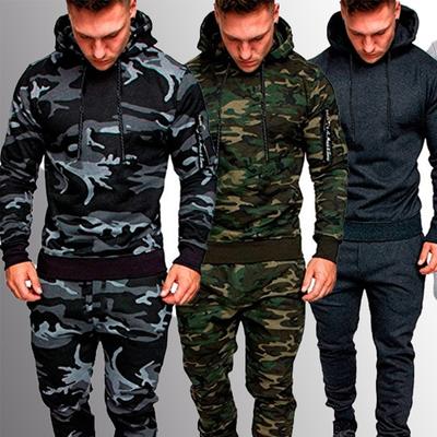 Men's Tracksuit Sport Hoodies Pants Two Piece Set Outdoor Sports Suit Casual Jogging Suit Sweatshirts