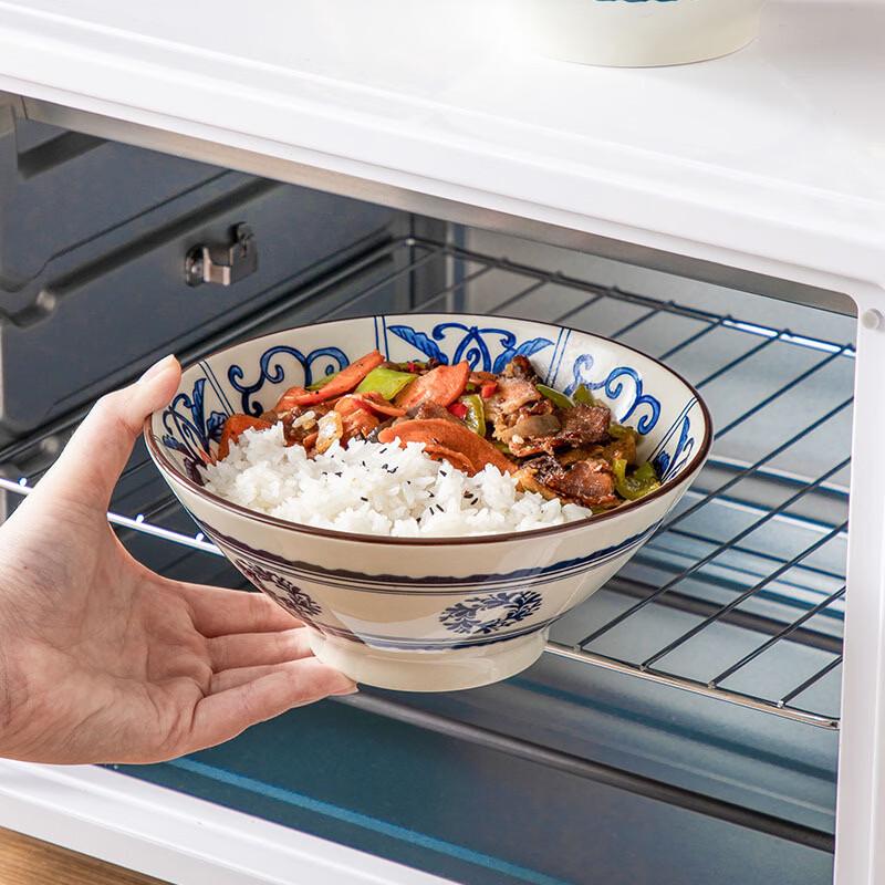 Japanese Underglaze Ceramic Ramen Bowls