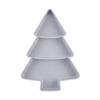 Christmas Tree Shape Living Room Candy Snacks Nuts Seeds Dry Fruits Plastic Plate Dishes Bowl Breakfast Plates Tray Tableware