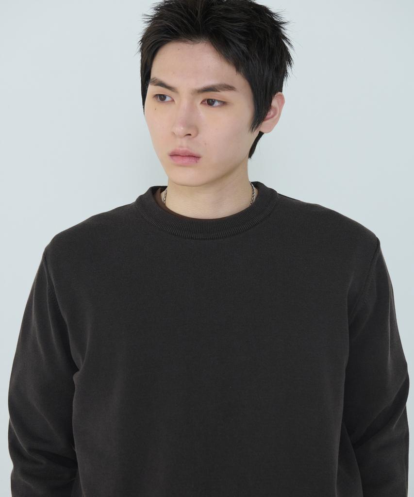 Deossingindeeodeeo Composed Slit Knit Brown