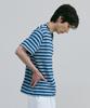 Beleudeunua Log Texture Knit Stripe Tee