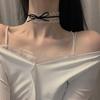 White Lace Bow Choker Clavicle Necklace Korean Style Sweet Women Neck Jewelry