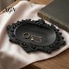 Versatile Storage Tray for Vanity Vintage Jewelry Tray, Decorative Trinket Dish Rings And Cosmetics, French Wedding Registry Style Elegant Organizer