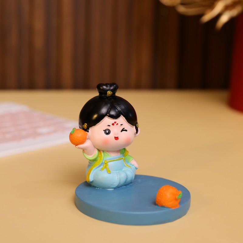 

Очаровательный держатель для телефона с изображением мультяшного животного - креативный, подставка из смолы, милый подарок для девочек, декоративный и функциональный держатель для мобильного телефона