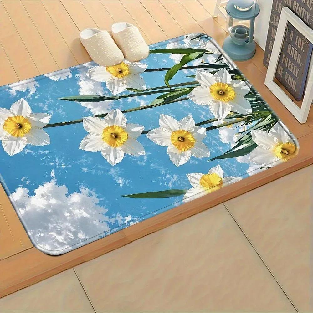 1PC Sea Turtle Pattern Kitchen Rugs Non-Slip Home Door Mats Pop Design Bathroom Rug Bath Mat Carpet for Home Sink Laundry Decor