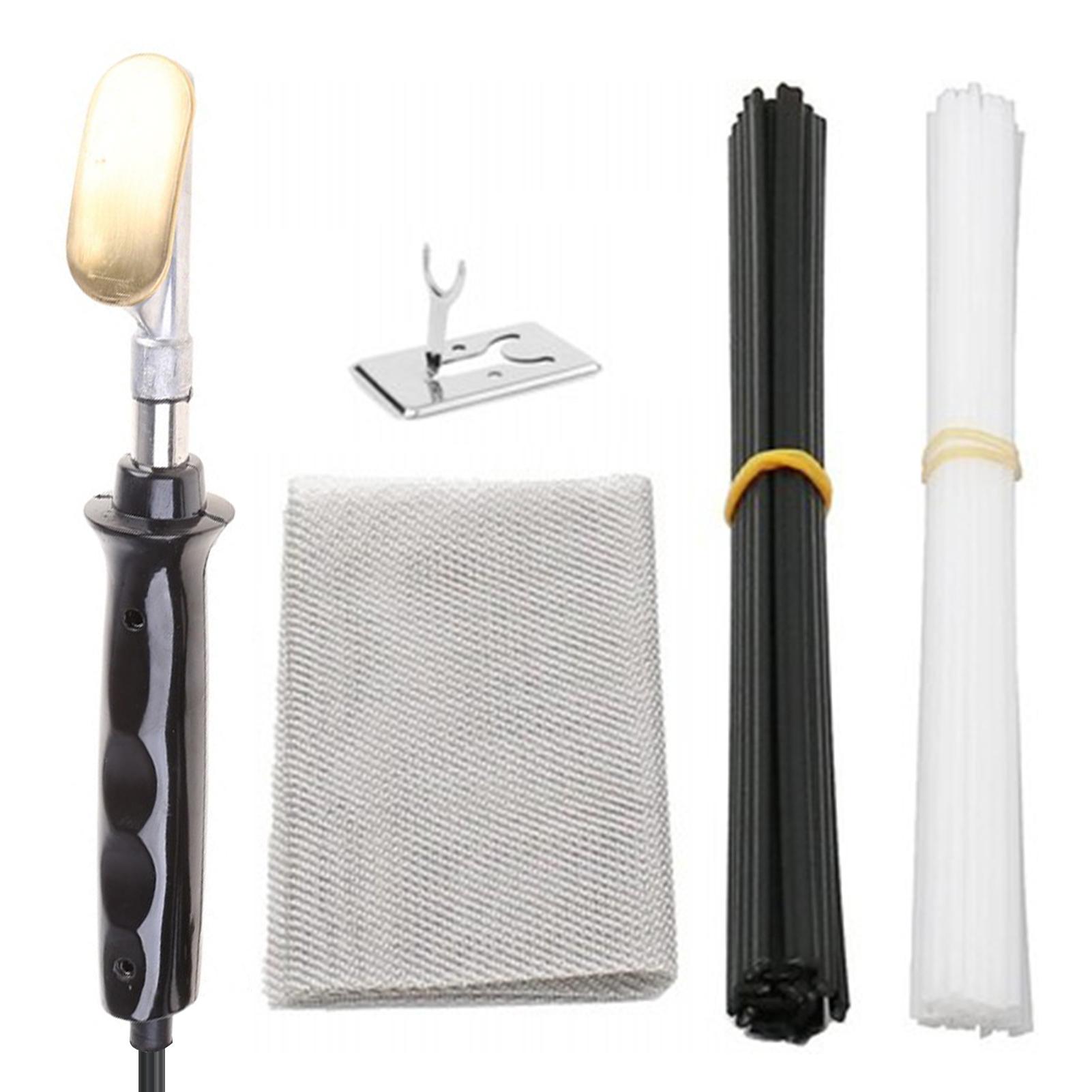 

50 Вт комплект для ремонта автомобильного бампера, инструмент для сглаживания пластика с 40 стержнями, сварочный комплект, сварочный аппарат для автомобиля