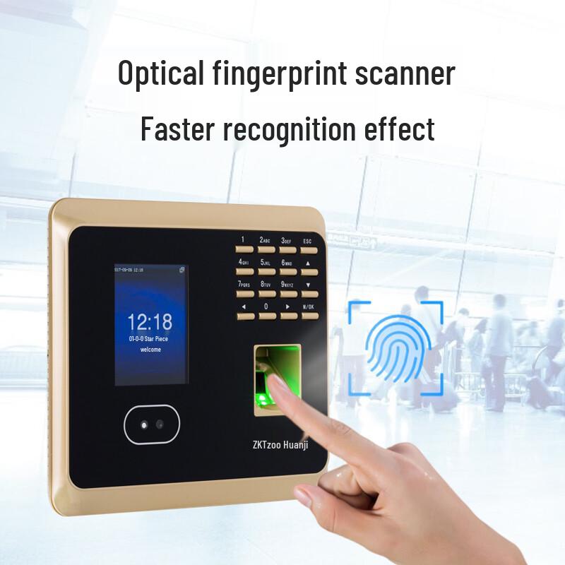 

ZKTECO UF100PLUS-S Fingerprint & Facial Time Attendance Machine CN plug (adapter included)