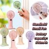 Compact Digital Display Fan Stable Base USB Rechargeable Fan Portable Desktop Fan  Gift Giving