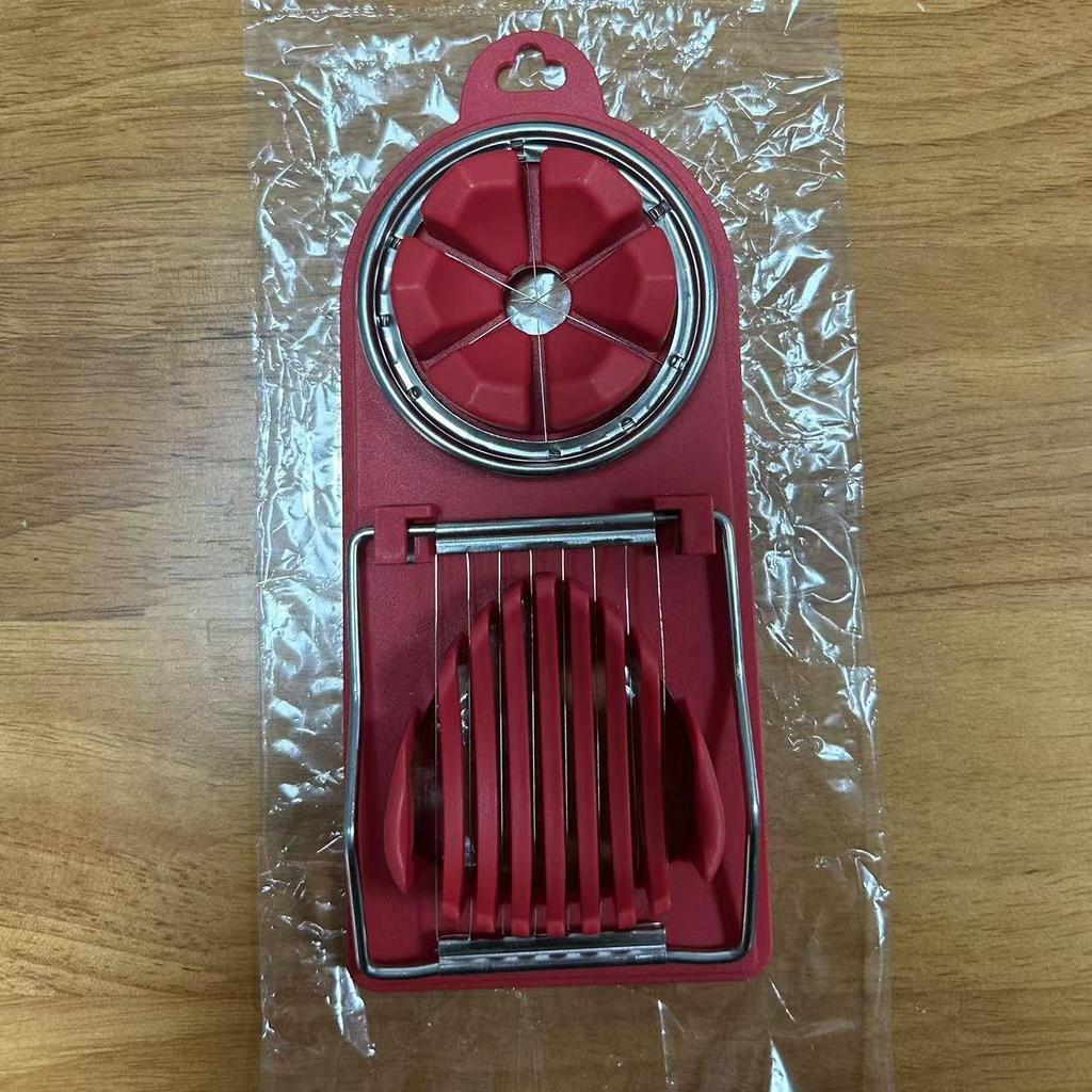 Multifunctional Stainless Steel Egg Slicer for Century & Pine Flower Eggs - Household Fancy Cutter Gadget