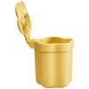 Small Decorative Desktop Trash Bin Bedside Garbage Can Flower Shaped Creative Wastebasket Home Office Rubbish Bin