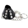 Male New Leather Cage Cock Ball Penis Ring