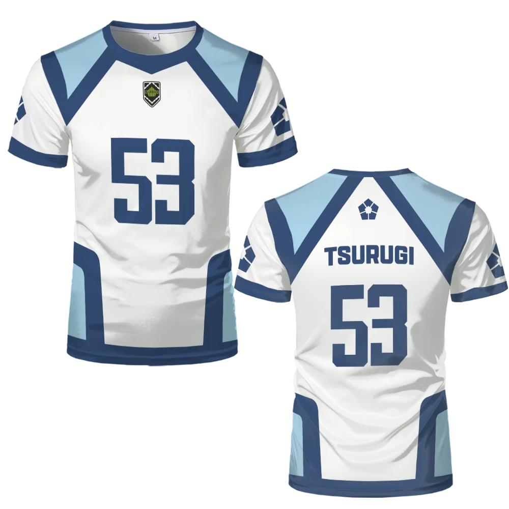 Beliebtes Blue Lock Trikot Nagi Seishiro Uniform 3D Druck Kinder Anime T-Shirt Sommer 2025 Neu Herren Damen Cosplay Sport Fußball Top