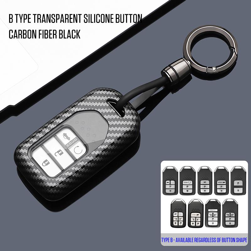 Interior Mouldings For Honda CRV CR-V Fit Civic HR-V HRV City Odyssey XR-V Accord Stepwgn Elysion Pilot Car Key Cover Case Shell