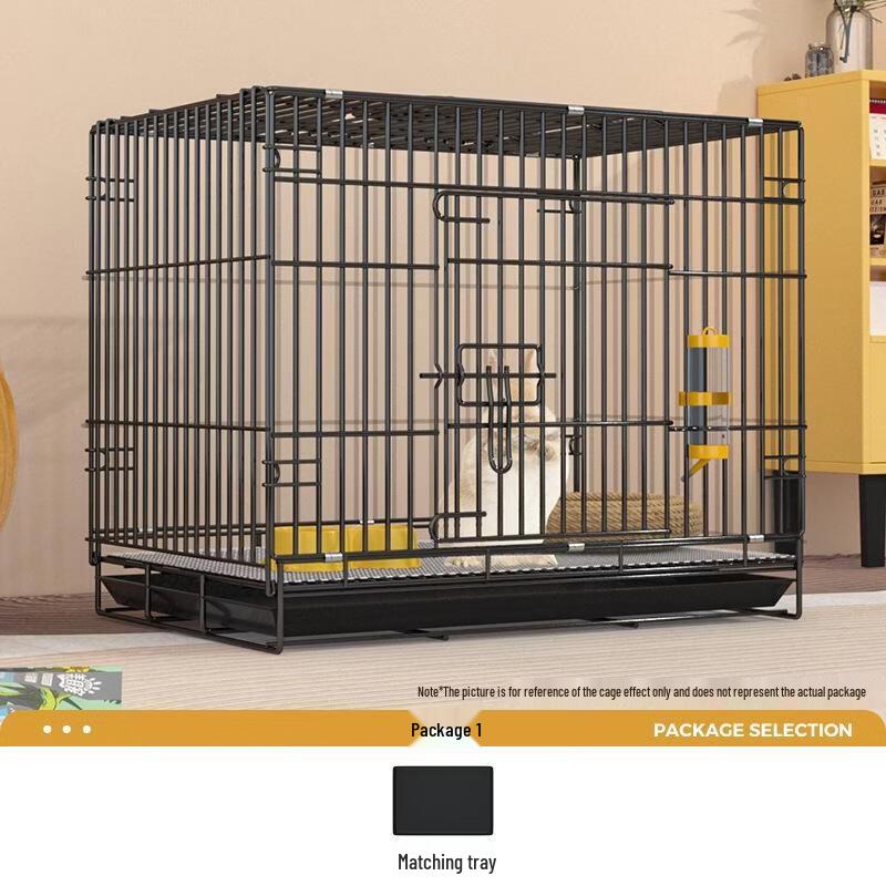 JINGRUIXIANG Large Black Single-Layer Rabbit Cage