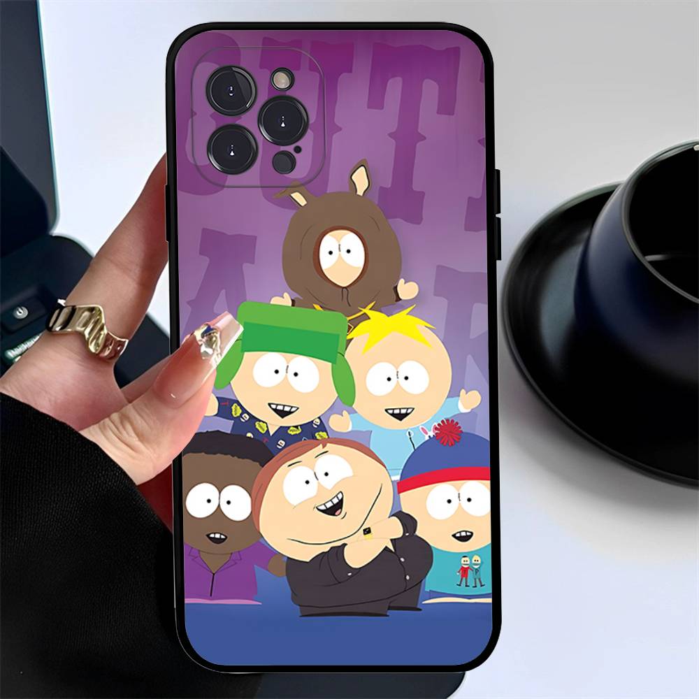 Funny S-South-Park Cute Phone Case For IPhone 17 16 Pro Max 15 14 13 12 11 Mini Plus Phone Cover