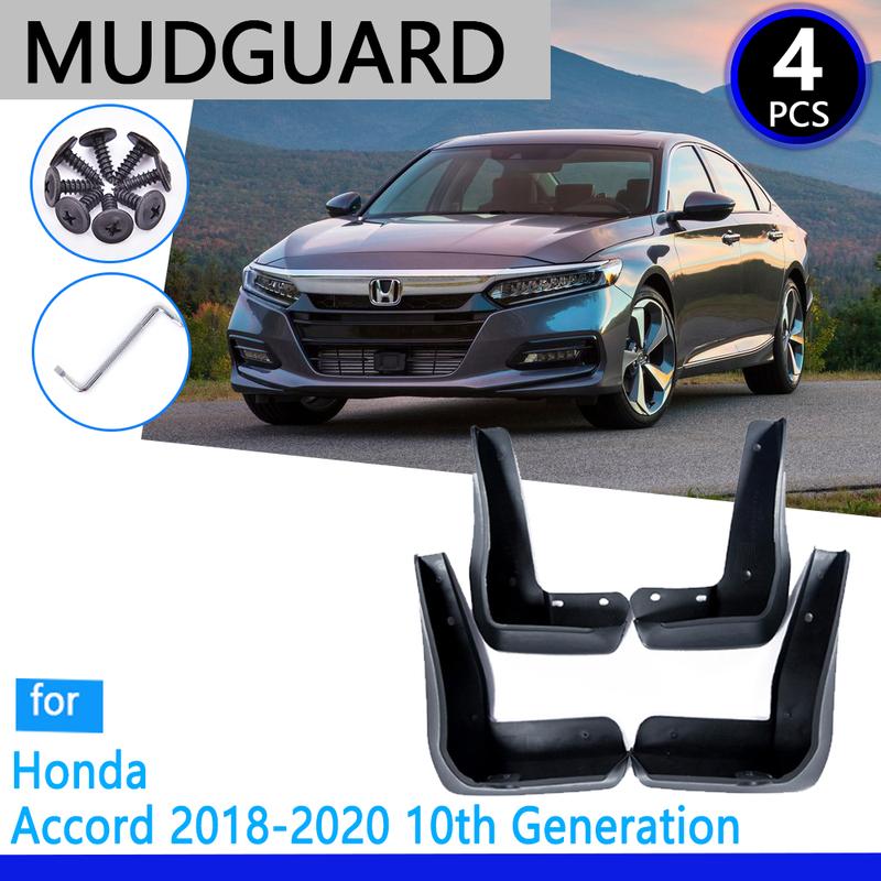 Mudguards fit For Honda Accord 10 2018   Car Accessories Mudflap Fender Auto Replacement Part