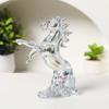 Figurina di Cavallo di Cristallo Statua di Cavallo in Vetro Fatta a Mano Figurina da Collezione Animale Fermacarte per Decorazioni da Tavolo per Casa e Ufficio
