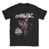 Printed Tshirt of The Rock Band Gorilaz Suitable for Both Unisex and Women Casual Shortsleeved Clothing