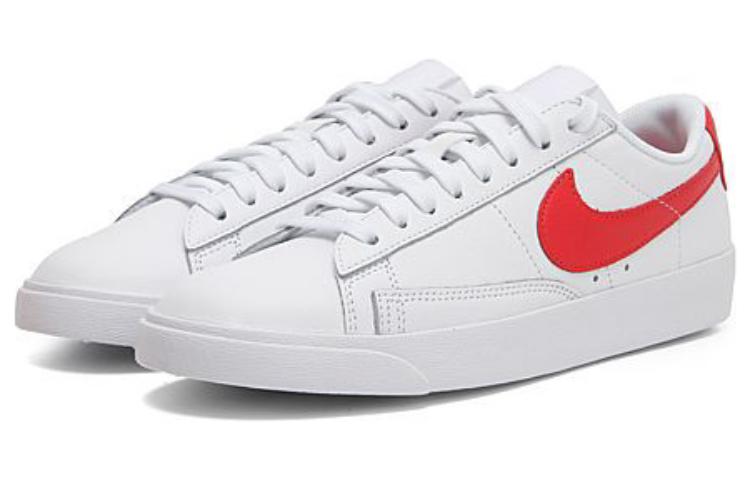 Nike Blazer Abrasion Resistant Breathable Low top Skateboard Shoes Women's White AA3961-109