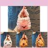 Adorable Plush Cartoon Capybara Earphone Case Keychain For Couples Cute Gift