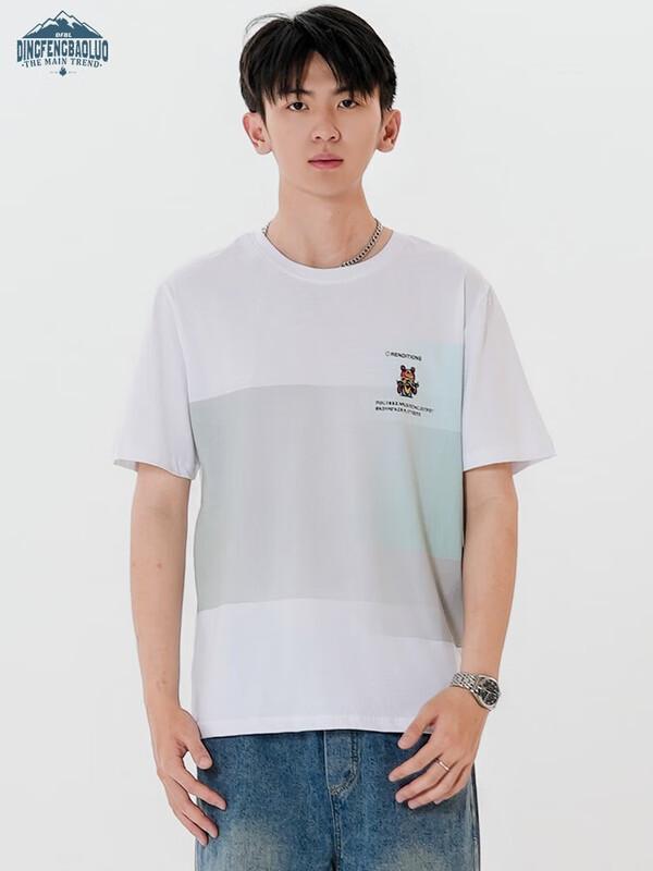 Dingfengbaoluo Men s Lightweight Pure Cotton T-Shirt