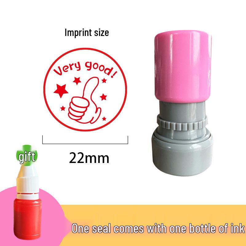 English Teacher's Grading Stamp: Encouragement and Praise for Primary Students