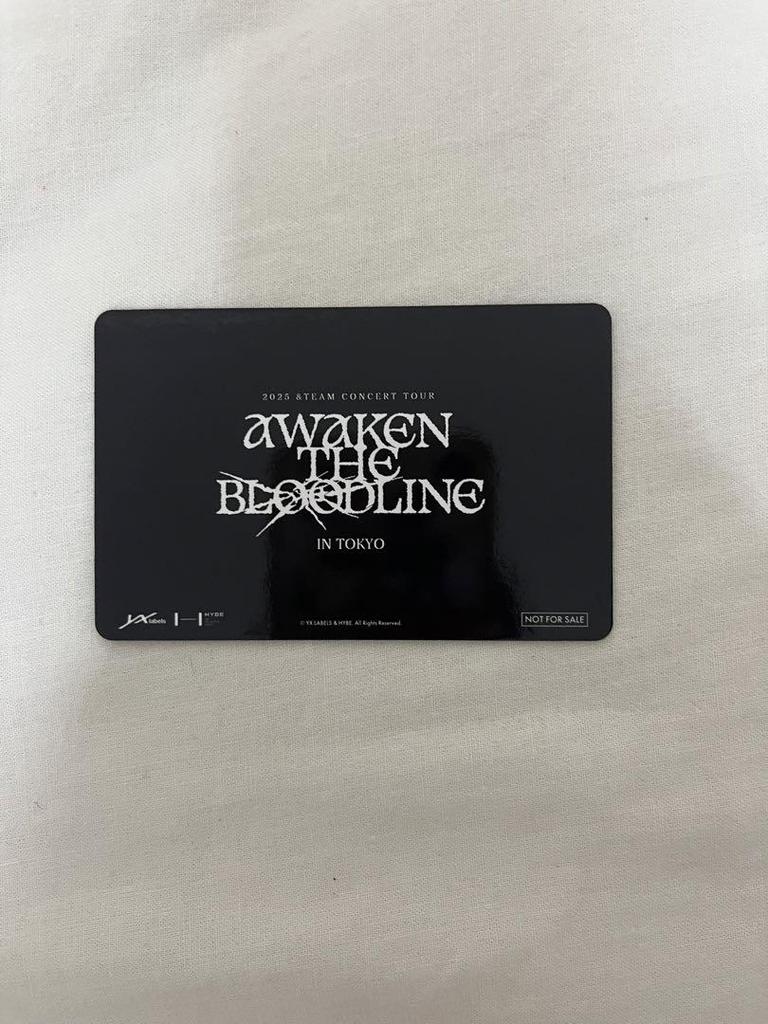[USED] andteam JO Tokyo venue limited message trading cards