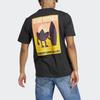 Adidas Originals Acp Tee With Cartoon Print Back Round Neck Sport Short Sleeve T-Shirt Men Tops Black IB1401