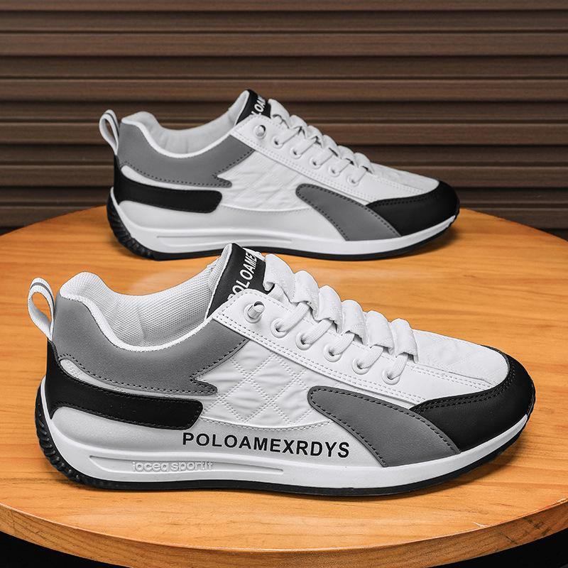 

Men s shoes supply spring new sports and leisure little white shoes trendy fashion lightweight breathable foot sneakers 39