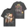 LeBron James Pattern Printed Short Sleeve T-shirt Pure Cotton Crew Neck Men's and Women's Trend Top Sports Summer