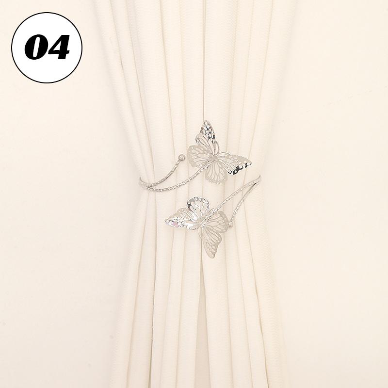Metal Butterfly Curtai Tieback Curtain Holder Clips Back Bedroom Curtain Holder Drapes Holdback Buckle Clip Europe and America