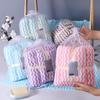 Soft Coral Fleece Striped Towel - Absorbent, Lint-Free, Skin-Friendly & Antibacterial