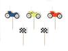 Car Birthday Candles, 2-3 Cm, Mix (1 Op. / 5 Szt.)