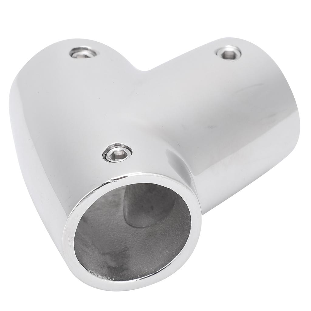Boat Hand Rail Fitting 60 Degree Tee 316 Stainless Steel Tee Fitting for Marine Yacht Boat22MM