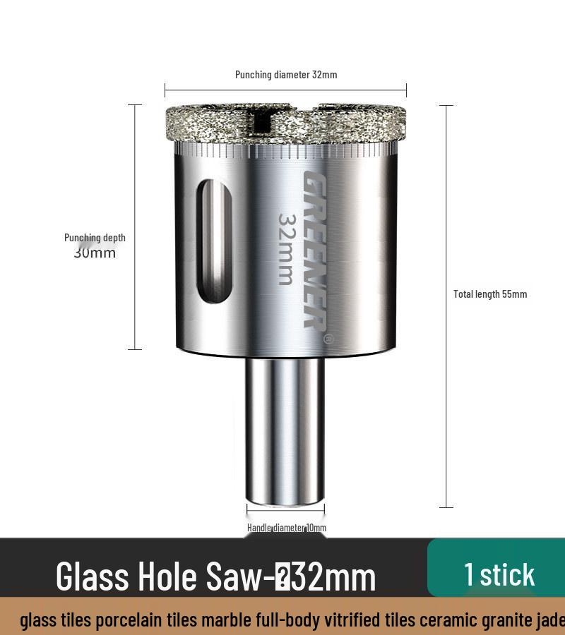 Green Forest Diamond Drill Bit for Tiles, Glass & Marble