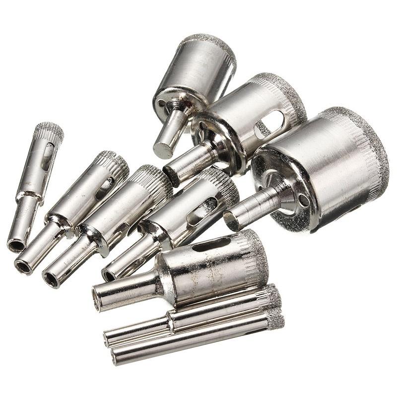 Premium Diamond Hole Saw Drill Bit Set For Effortless Tile Marble Glass Cutting 6mm-50mm**