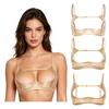 1/4 Cup Push-up Underwire Shelf Bra Satin Hollow Out Adjustable Straps Balconette Bralette for Women Lingerie Sleepwear