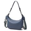 Cowhide Bag Niche Texture Women'S Summer Retro Spice Girl Armpit Bag Niche Shoulder Messenger Bag