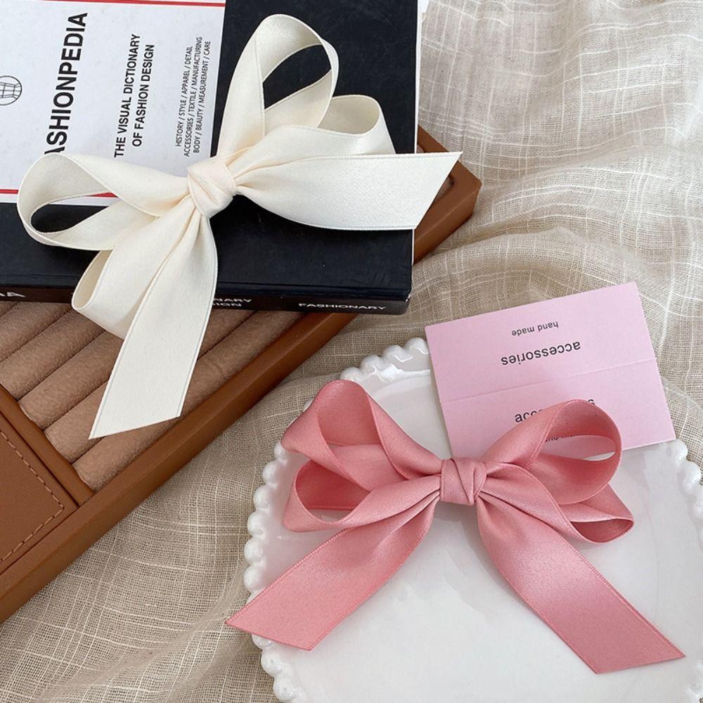 1PC Fairy Bow Hairpin Sweet Ribbon Barrette New Bowknot Hair Clips Girls