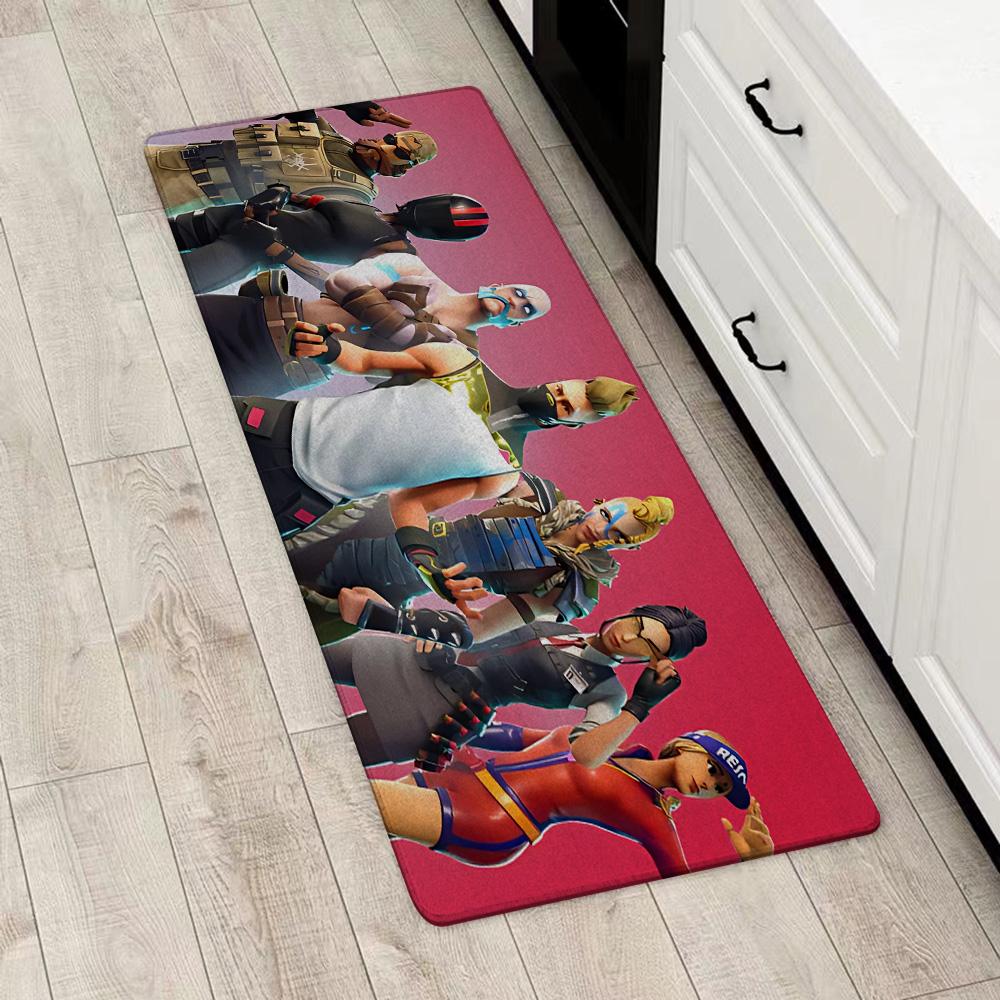 Cartoon Fortnites Entrance Front Door Doormat Non-slip Kitchen Rug Living Room Rugs Balcony Bathroom Foot Mat Floor Mats Carpet