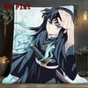 Demon Slayer 2D Flat Pattern Flannel Blanket High Quality All Seasons Warmth and Comfort Perfect for Christmas Gifts.NMT0928479