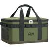 Cooler Box Keeps Food Warm and Keeps Food with Mesh for Picnics 23L, Cold, Fresh, Pockets, (olive)