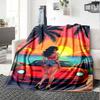1 peça Cobertor Macio de Flanela Grand Theft Auto com Estampa de Designer Um cobertor aconchegante para todas as estações, perfeito para o sofá, cama, escritório