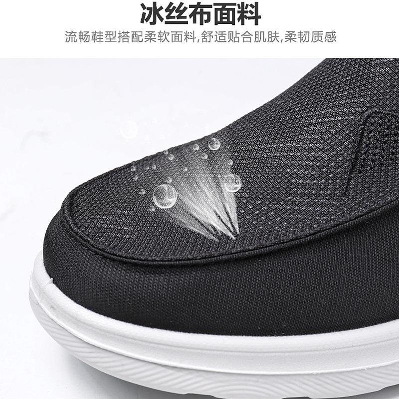 Old ******* Cloth Shoes Men's Single Shoes ****** and Autumn One-pedal Men's Casual Shoes S**t-soled Breathable Middle-aged and Elderly Father Shoes