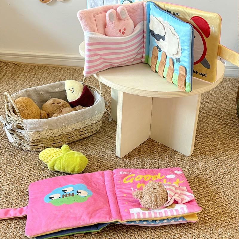 Interactive Puzzle Book Toy Dogs Cats - Plush Snuffle Mat With Treat Dispensing Scent Tracking Chewing Mental